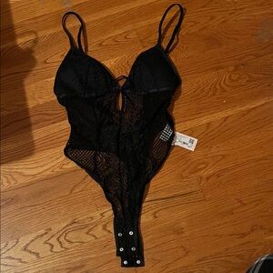 Garage Black Lace Bodysuit